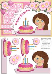 Pink Birthday Girl
