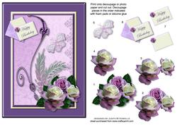 Lilac and Lemon Roses