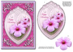Pink and Lilac Wild Flowers