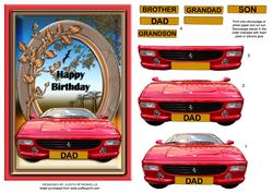 Birthday Red Car