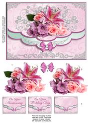 Wedding Bouquet Envelope Card