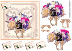 Peach Floral Bouquet