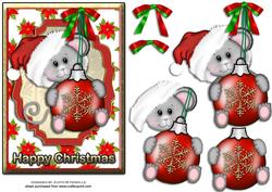 Christmas Mouse and Bauble