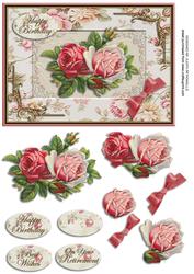 Vintage Floral Framed Roses