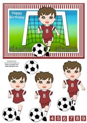 Soccer Boy in Red