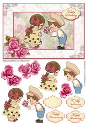 Victorian Children Card Front