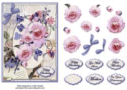 Chic Multi Occasion Floral Card Front