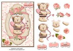 Bumbly Bear with Bow and Arrow