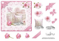 Soft Pink Roses and Wedding Rings