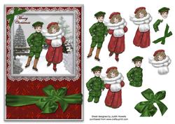Vintage Skaters Large Card Front