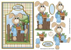 Benny Bunny Card Front