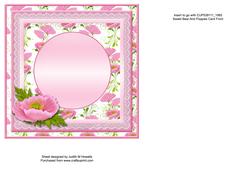 Sweet Bear and Poppies Insert