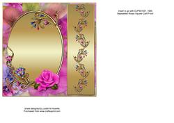 Bejewelled Roses Square Insert
