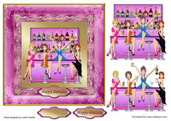 Girls Night Out Square Card Front