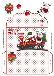 Santas Train Money Wallet