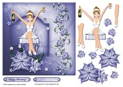 Female Celebration Card Front