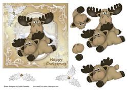 Falling in the Snow Gold Card Front