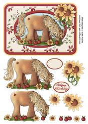 Little Pony Rounded Card Front