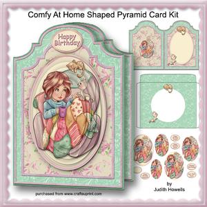 Comfy at Home Shaped Pyramid Card Kit