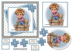 Gaming Mad Boy Offset Panels Card Front