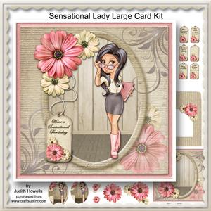 Sensational Lady Large Card Kit