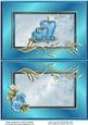 Blue Candles and Roses Insert