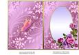 Roses and Butterfly 7x5 Insert