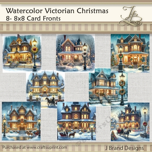 Watercolor Victorian Christmas