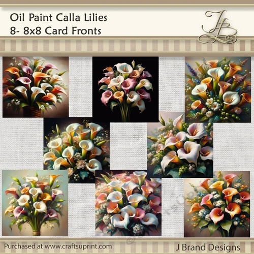 Oil Paint Calla Lilies