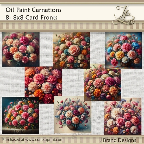 Oil Paint Carnations