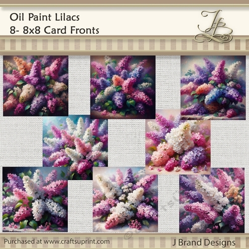Oil Paint Lilacs