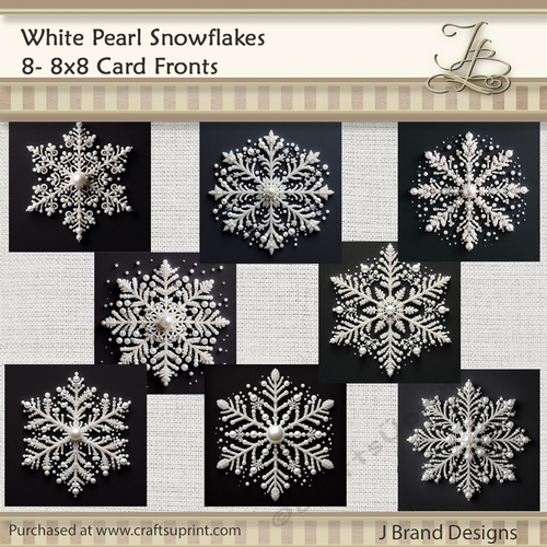White Pearl Snowflakes