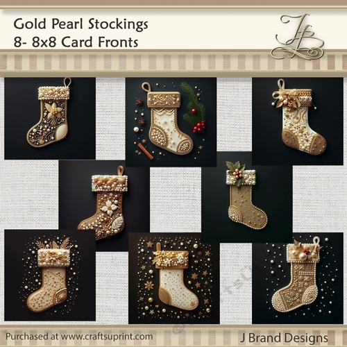 Gold Pearl Stockings
