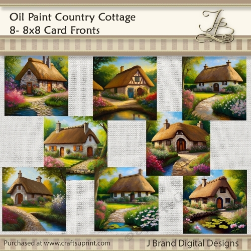 Oil Paint Country Cottage