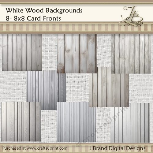 White Wood Slat Background