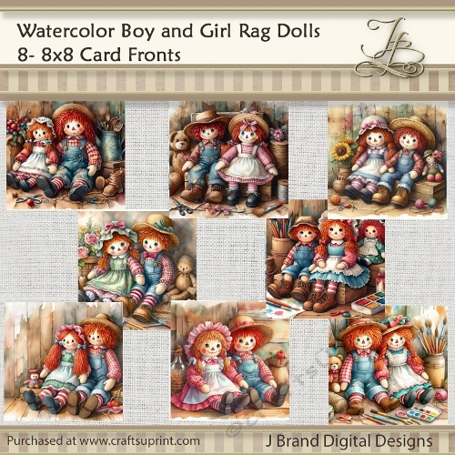 Boy and Girl Rag Dolls