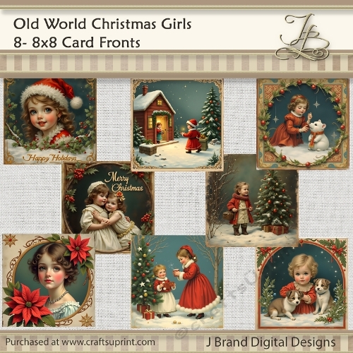 Old World Christmas Girls