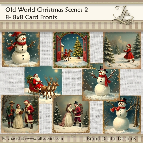 Old World Christmas Scenes 2