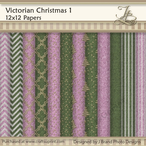 Victorian Christmas 1 Papers