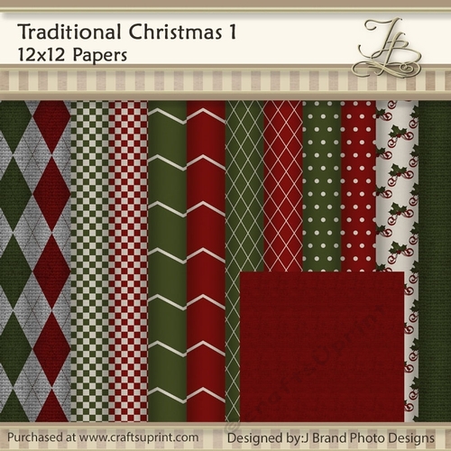 Traditional Christmas 1 Papers