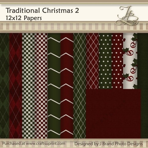 Traditional Christmas 2 Papers