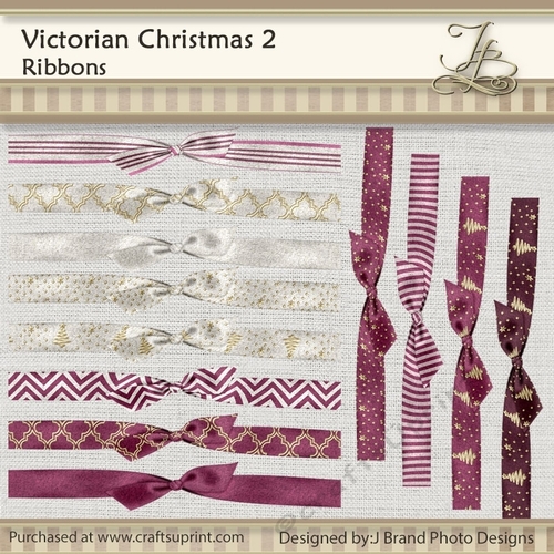 Victorian Christmas 2 Ribbons