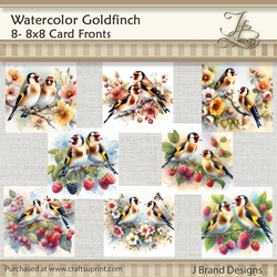 Watercolor Goldfinch