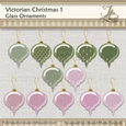 Victorian Christmas 1 Ornaments