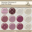 Victorian Christmas 2 Brads