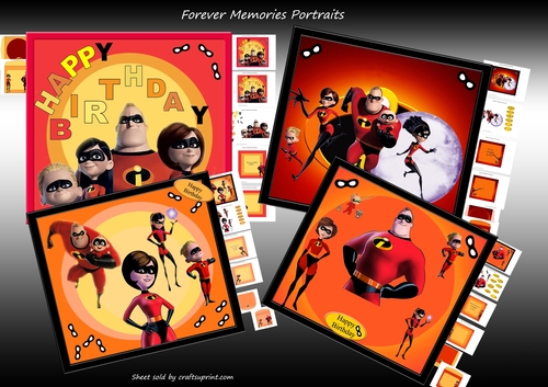 Incredibles Bumper 1-4
