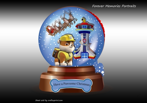 Paw Patrol Snowglobe 1 