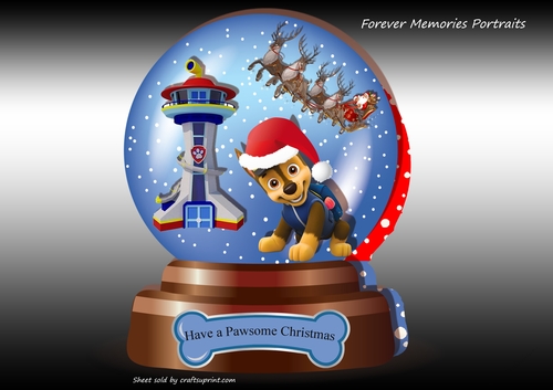 Paw Patrol Snowglobe 2 