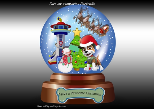 Paw Patrol Snowglobe 3