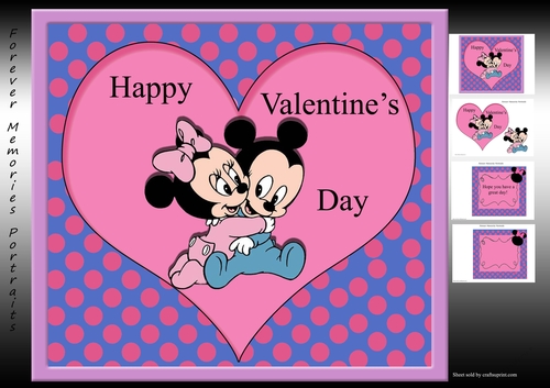 Minnie and Mickey Valentine
